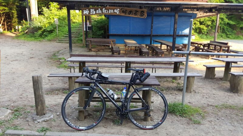 和田峠のロードバイク