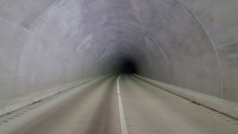 松姫峠のトンネル