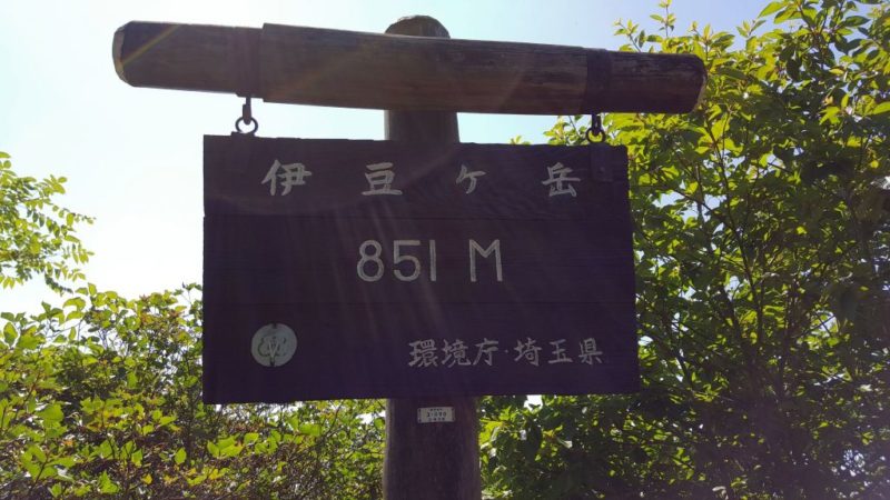 伊豆ヶ岳の山頂